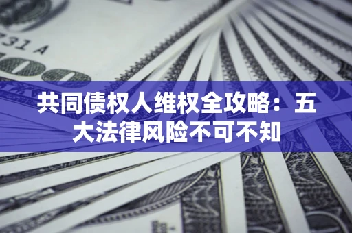 北京共同债权人维权全攻略：五大法律风险不可不知