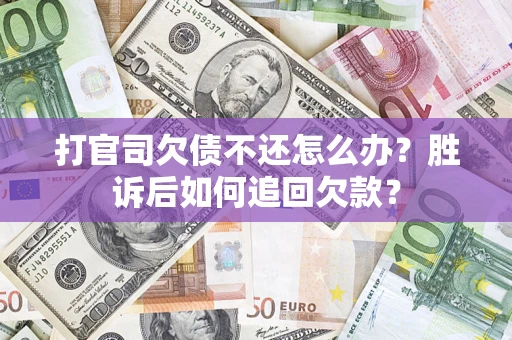 北京打官司欠债不还怎么办？胜诉后如何追回欠款？