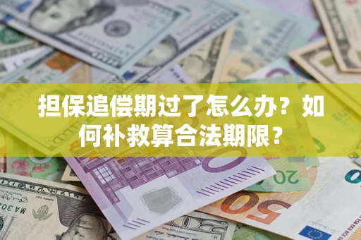北京担保追偿期过了怎么办？如何补救算合法期限？