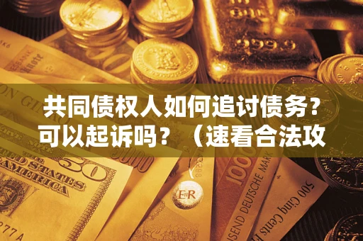 北京共同债权人如何追讨债务？可以起诉吗？（速看合法攻略）