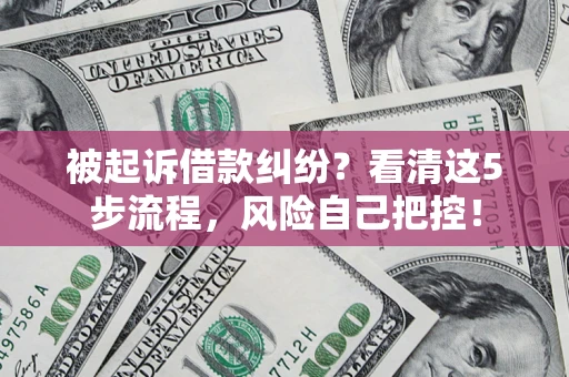 北京被起诉借款纠纷？看清这5步流程，风险自己把控！