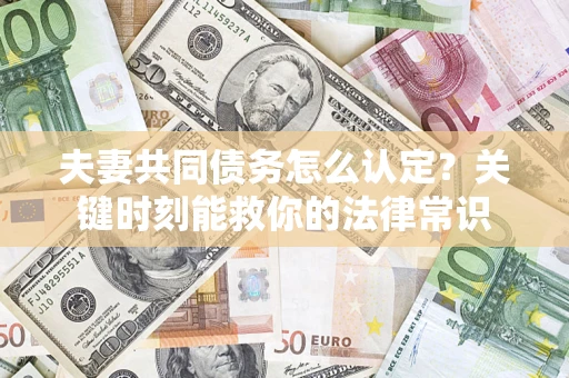 北京夫妻共同债务怎么认定？关键时刻能救你的法律常识